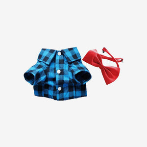 Plaid Shirt Gentle Dog