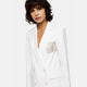 Ivory Diamante Fringe Blazer