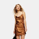 Silver Glitter Metallic Dress
