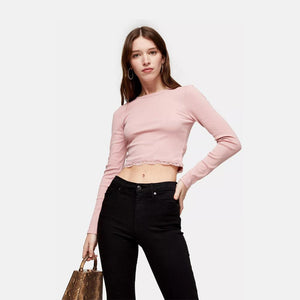Pink Long Sleeve Top